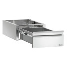 Tiroir 1 x GN 1/1 pour tables de tra Inox - Bartscher