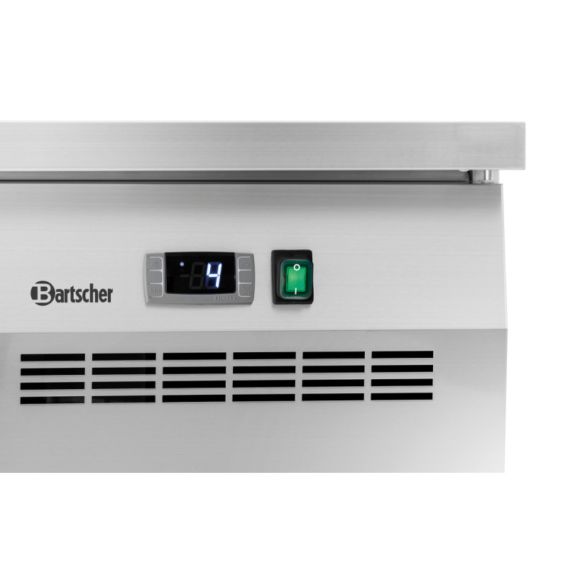 Table réfrigérée Easy T4 0.34 kW Inox - Bartscher