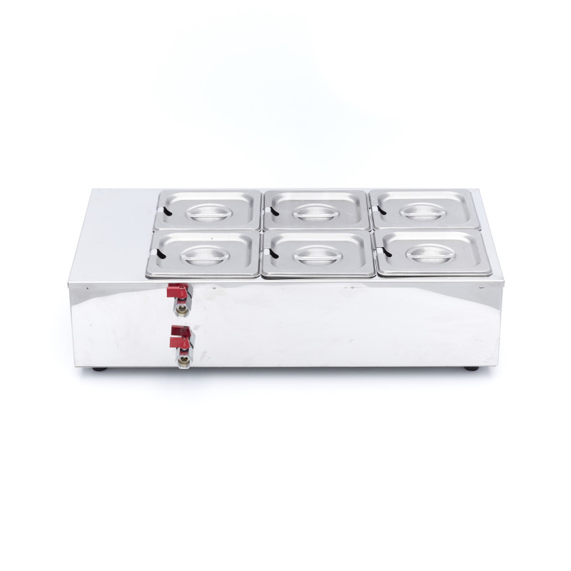 Fondoir à chocolat - 6 bacs GN 1/6 de 100 mm - Maxima  au meilleur prix sur Restock CHR