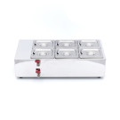 Fondoir à chocolat - 6 bacs GN 1/6 de 100 mm - Maxima  au meilleur prix sur Restock CHR
