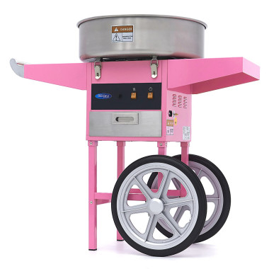 Machine à barbe à papa - diamètre 52cm - Rose - avec chariot - Maxima  au meilleur prix sur Restock CHR