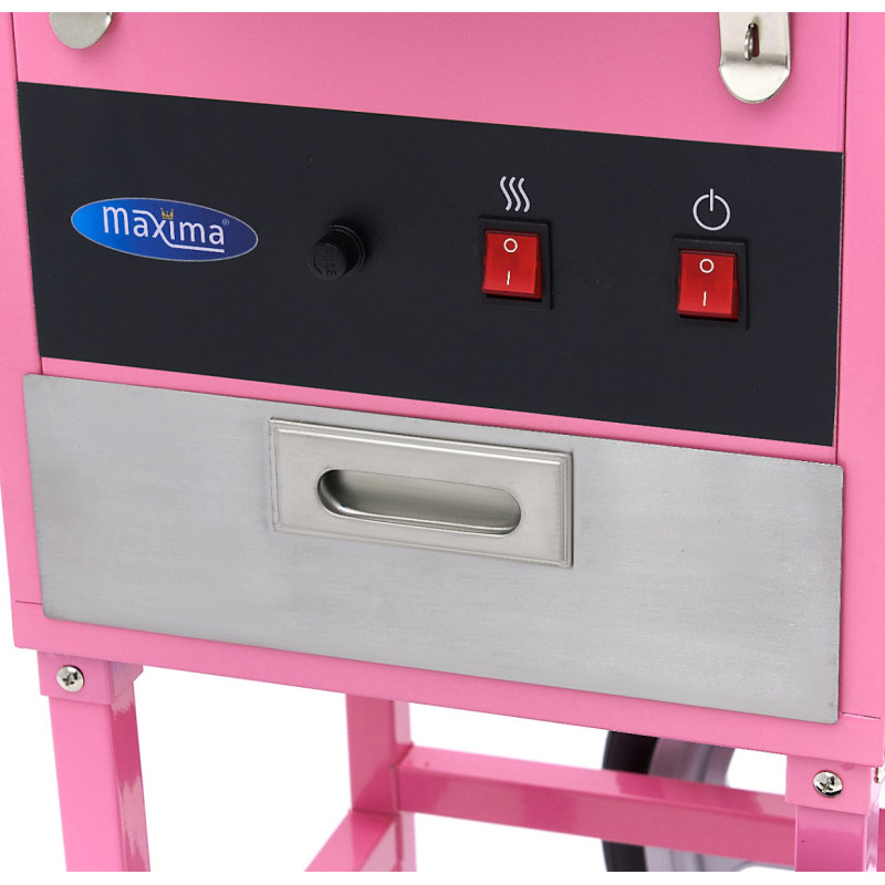 Machine à barbe à papa - diamètre 52cm - Rose - avec chariot - Maxima  au meilleur prix sur Restock CHR