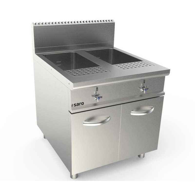 Cuiseur nouilles gaz - 2x40L - 30kW - 800x900x850mm - LQ/CPG2V40 - Saro  au meilleur prix sur Restock CHR