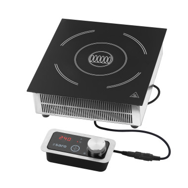 Plaque induction encastrable LOLA - 1 zone - 3,5 kW - 10 niveaux - Écran tactile - Saro  au meilleur prix sur Restock CHR