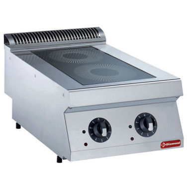 Cuisinière électrique 2 foyers à induction - Diamond  au meilleur prix sur Restock CHR
