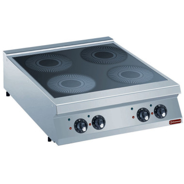 Cuisinière électrique 4 foyers à induction - Diamond  au meilleur prix sur Restock CHR
