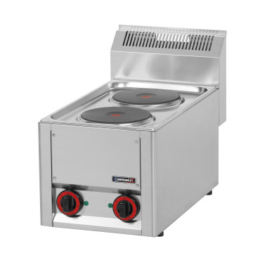 Fourneau électrique à poser - 2 feux - 4000W - Casselin  au meilleur prix sur Restock CHR