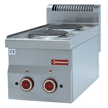 Cuisinière électrique 2 plaques - Diamond  au meilleur prix sur Restock CHR