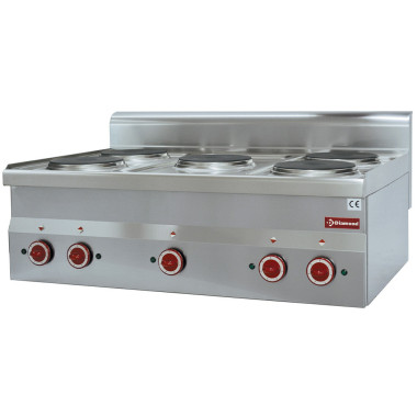 Cuisinière électrique 5 plaques - Diamond  au meilleur prix sur Restock CHR