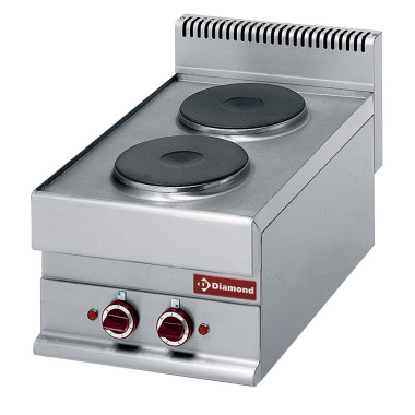 Cuisinière électrique 2 plaques - Diamond  au meilleur prix sur Restock CHR
