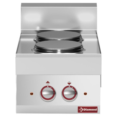 Cuisinière électrique 2 plaques/ top- Diamond  au meilleur prix sur Restock CHR