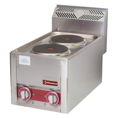 Cuisinière électrique 2 plaques - Diamond  au meilleur prix sur Restock CHR