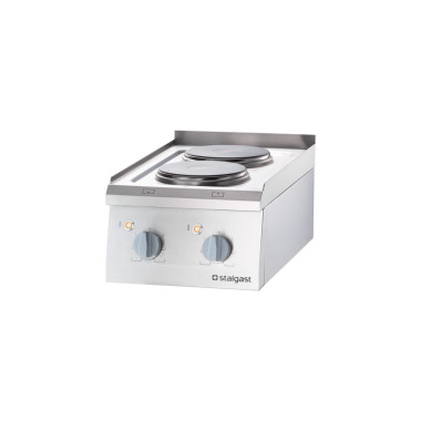 Cuisinière électrique 2 plaques 5.2 kW - Stalgast  au meilleur prix sur Restock CHR