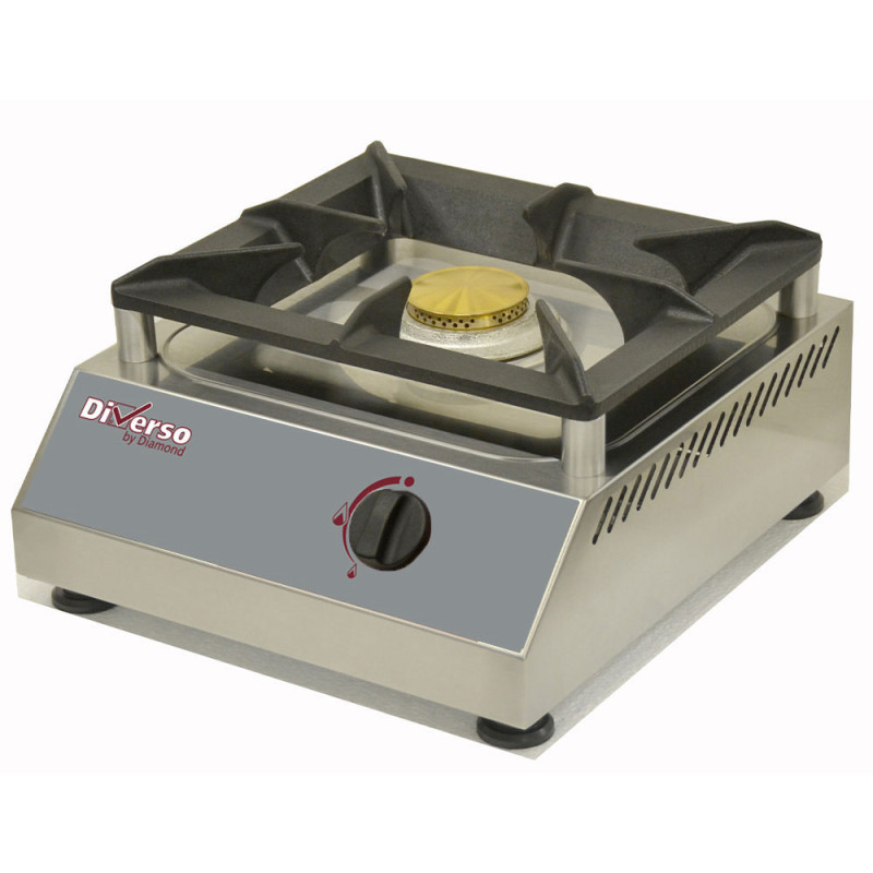 Réchaud de table gaz 1 feu vif 5 kw - Diverso  au meilleur prix sur Restock CHR