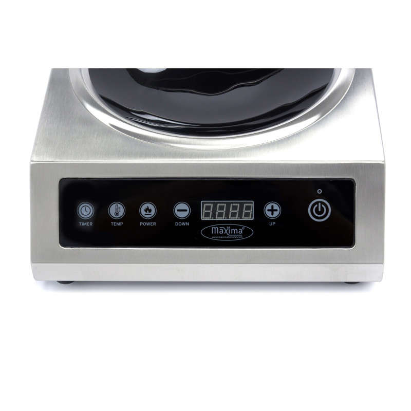 Cuisinière à wok - diam 26cm - 3500W - Induction - Maxima  au meilleur prix sur Restock CHR