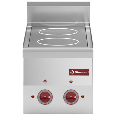 Cuisinière vitrocéramique 2 plaques - Diamond  au meilleur prix sur Restock CHR