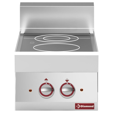 Cuisinière électrique vitro. 2 foyers - Diamond  au meilleur prix sur Restock CHR
