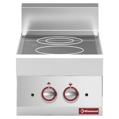 Cuisinière électrique vitrocéramique 2 foyers - Diamond  au meilleur prix sur Restock CHR