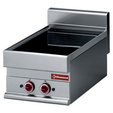 Cuisinière électrique vitrocéramique 2 foyers - top - Diamond  au meilleur prix sur Restock CHR