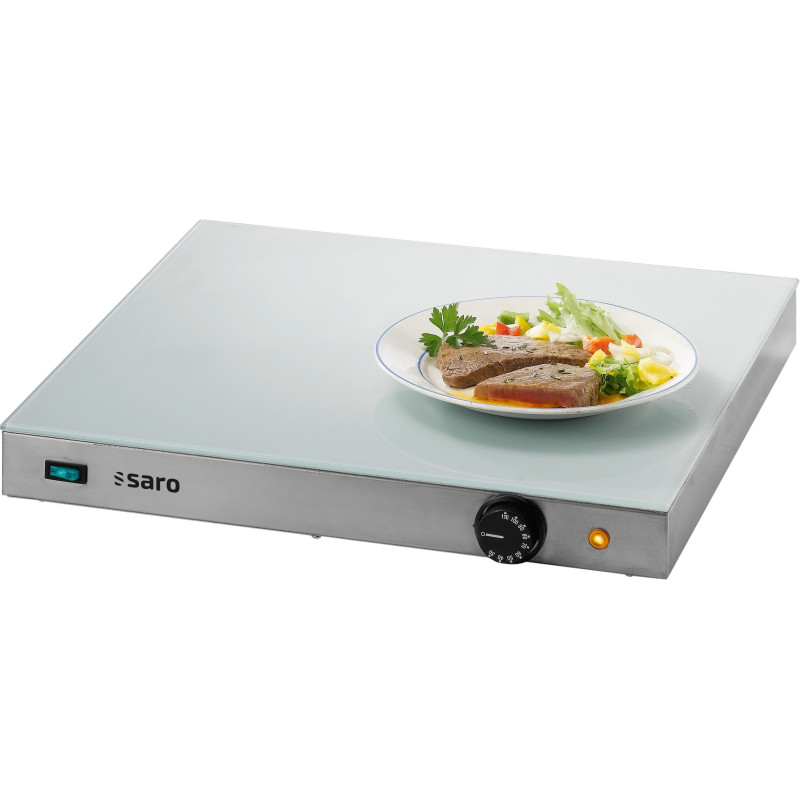 Plateau chauffant GENUA - 500x500mm - Température 0/110°C - 0,6 kW - Saro  au meilleur prix sur Restock CHR