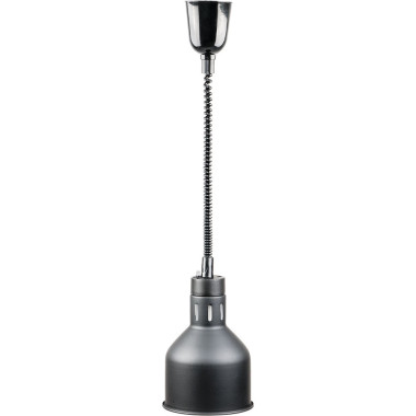 Lampe de chauffage  suspendue, noire, P 0,25 kW, U 230 V - Stalgast  au meilleur prix sur Restock CHR