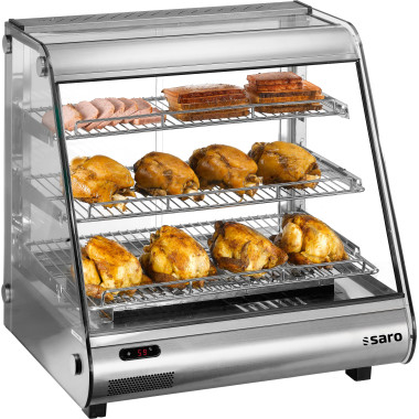 Vitrine chauffante ELINE 160 - 160L - LED - Contrôle digital - 1,5 kW - Saro  au meilleur prix sur Restock CHR