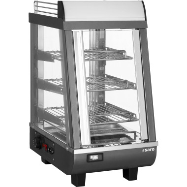 Vitrine chauffante LEON - 76L - LED - Contrôle analogique - 1,2 kW - Saro  au meilleur prix sur Restock CHR