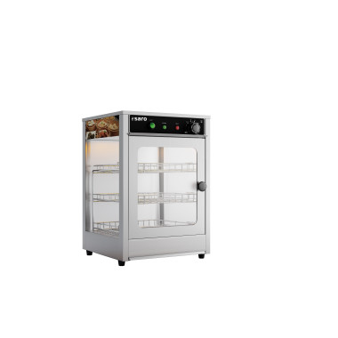Vitrine chauffante - 43L - 30/80°C - 3 grilles - Contrôle digital - 0,6 kW - FIONA - Saro  au meilleur prix sur Restock CHR