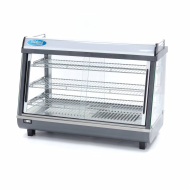 Présentoir chauffant pour aliments - 136L - 91,5cm - 3 étagères - Maxima  au meilleur prix sur Restock CHR