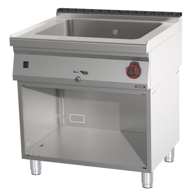 Bain-marie GN 2/1 avec soubassement - 200 mm - 3200W - Casselin  au meilleur prix sur Restock CHR