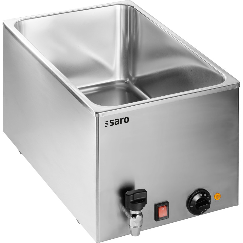 Bain-marie - GN 1/1 - 1kW - 345x600x290mm - Robinet - BMH 210 - Saro  au meilleur prix sur Restock CHR