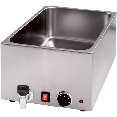Bain-marie à robinet pour conteneurs GN 1/1 et H 150 mm, P 1,2 kW, U 230 V - Stalgast  au meilleur prix sur Restock CHR