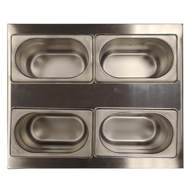 Bacs pour bain-marie piccolo - KITBAC19 - Sofraca