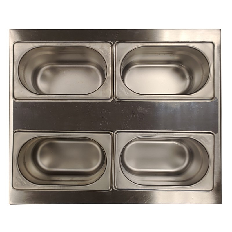 Bacs pour bain-marie piccolo - KITBAC19 - Sofraca