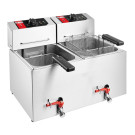 Bac de friture de table électrique - 2 cuves - (2 x) 230 - Sofraca