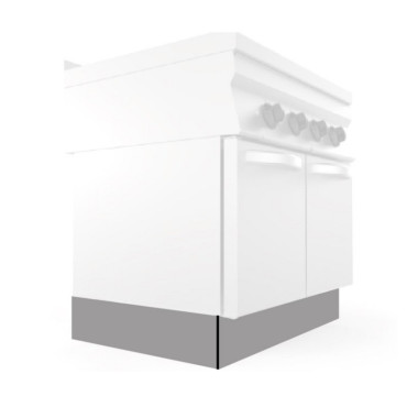 SOFRACHEF - Plinthe de Soubassement modulaire pour L 1600 mm - Sofraca