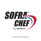 SOFRACHEF - Plinthe latérale de Module bas professionnel pour L 1400 mm - Sofraca
