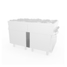 Sofrachef - panneau de fermeture pour armoire technique - bloc de cuisson central - Sofraca