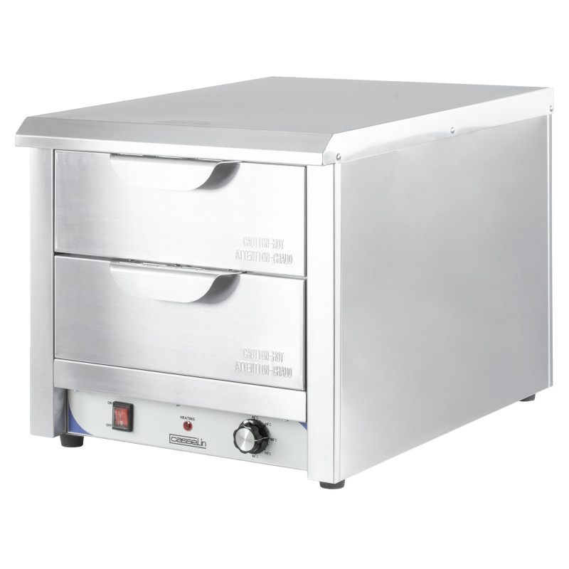 Tiroir chauffant professionnel - 2 GN 1/1 - 40-80°C - 1500W - Casselin  au meilleur prix sur Restock CHR