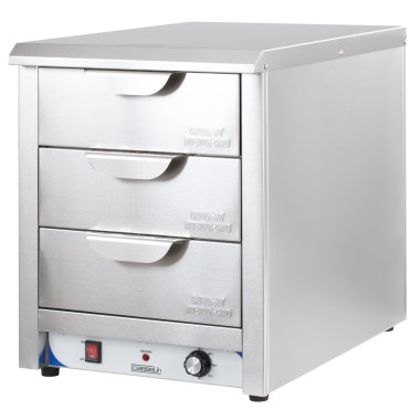 Tiroir chauffant professionnel - 3 GN 1/1 - 40-80°C - 2200W - Casselin  au meilleur prix sur Restock CHR