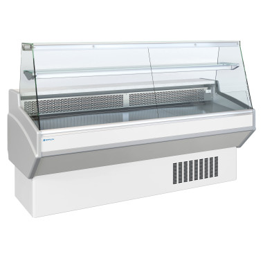 Comptoir d'exposition - vitrage droit - prof 820 mm - froid ventilé - AL200V - AFI COLLIN-LUCY