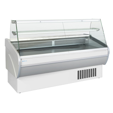 Comptoir d'exposition - vitrage droit - prof 931 mm - froid ventilé - BE200V - AFI COLLIN-LUCY