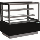 Vitrine pâtisserie - vitrage droit - 2 étagères - 480 l - AFI COLLIN-LUCY