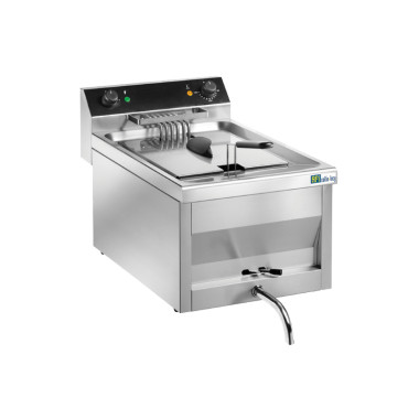 Friteuse de table électrique avec vidange - 9 l - AFI COLLIN-LUCY