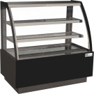 Vitrine pâtisserie - vitrage bombé - 2 étagères - 235 l - AFI COLLIN-LUCY