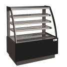 Vitrine pâtisserie - vitrage bombé - 3 étagères - 632 l - AFI COLLIN-LUCY