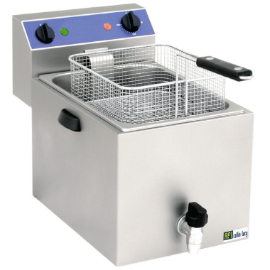 Friteuse de table électrique avec vidange - 8 l - AFI COLLIN-LUCY