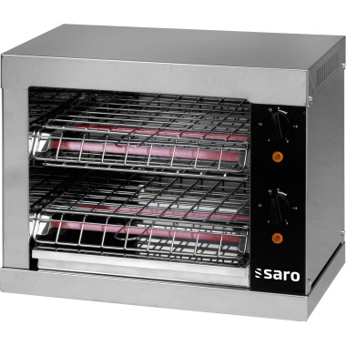 Grille-pain - Chaleur haut/bas - Minuteur - Bac miettes - Éléments quartz - Saro  au meilleur prix sur Restock CHR