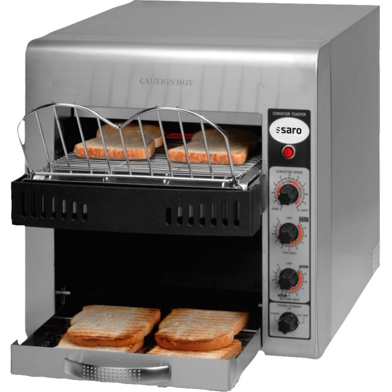 Four à Convoyeur - Toaster - Vitesse Variable - 180°C - 3 kW - Acier Inoxydable - CHRISTIAN - Saro  au meilleur prix sur Restock