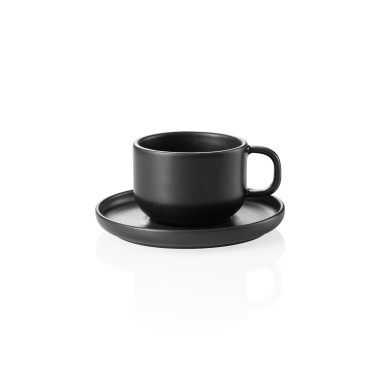Tasse espresso & soucoupe 220 ml midnight ROCKZZERO à la pièce - Was Germany